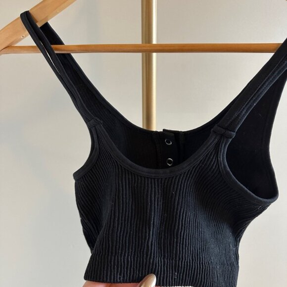 Aerie Cropped Ribbed Tank / Sports Bra – Size Small - Picture 2 of 4